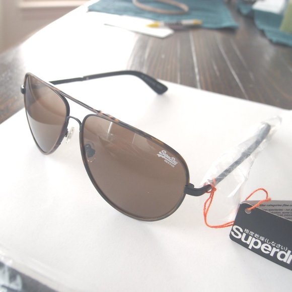 SUPERDRY  MILTON AVIATOR SUNGLASSES- SDS-004-61MM main image 6